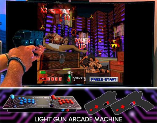 ArcadeMAX Lazer Light Gun TV Console